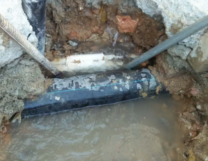 桑日测漏水之水管漏水